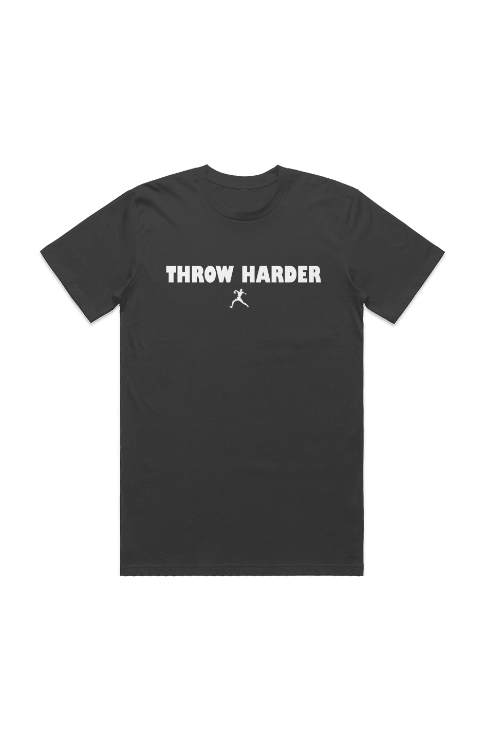 "Throw Harder" Classic Tee - White